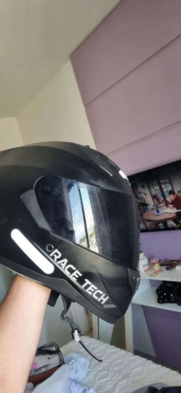 Capacete race tech - Foto 3