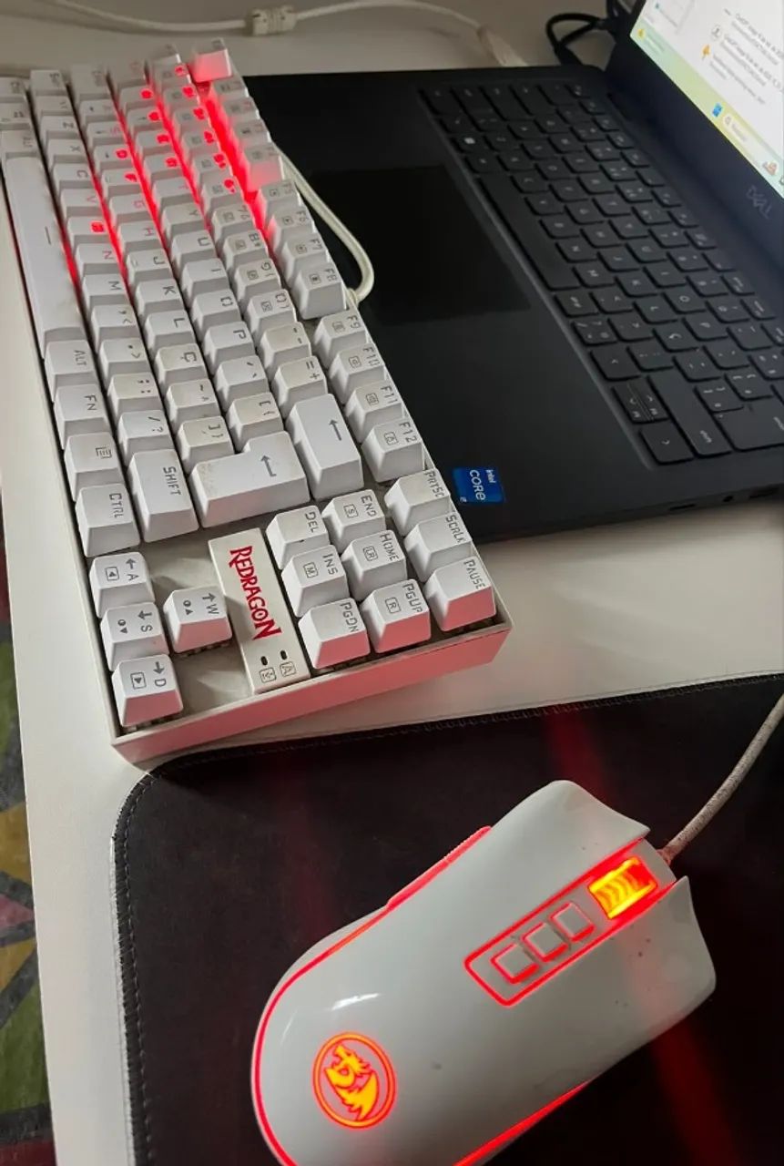Teclado + Mouse Redragon Original Gamer - Foto 3