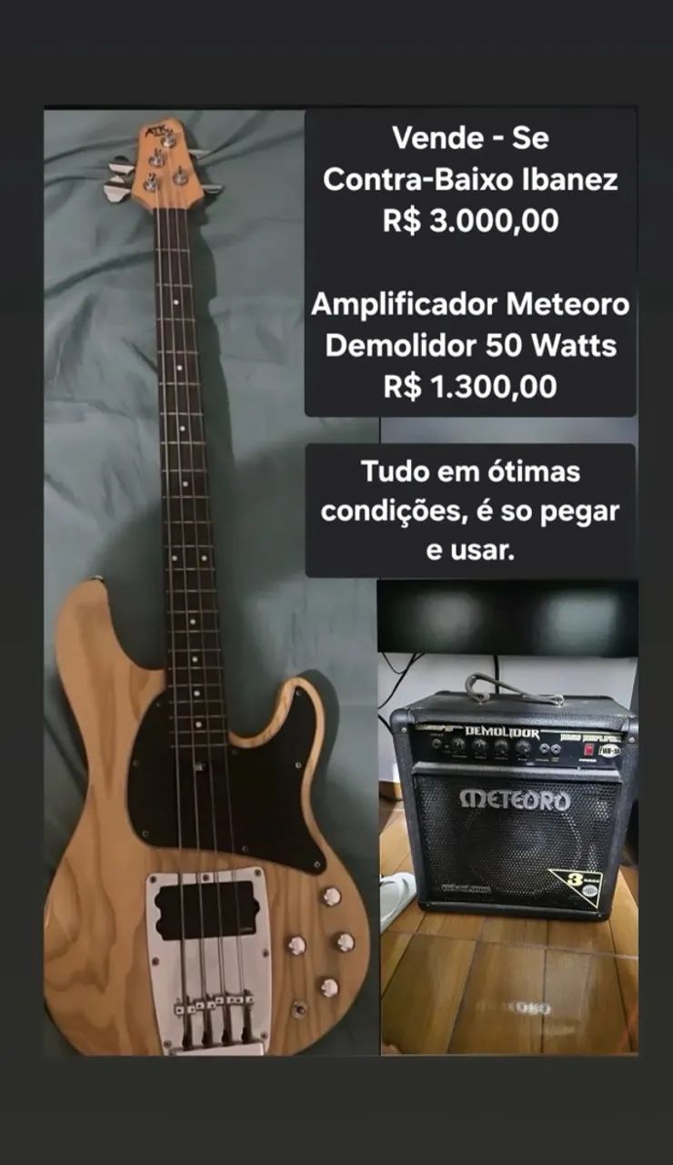 Vendo contra baixo 