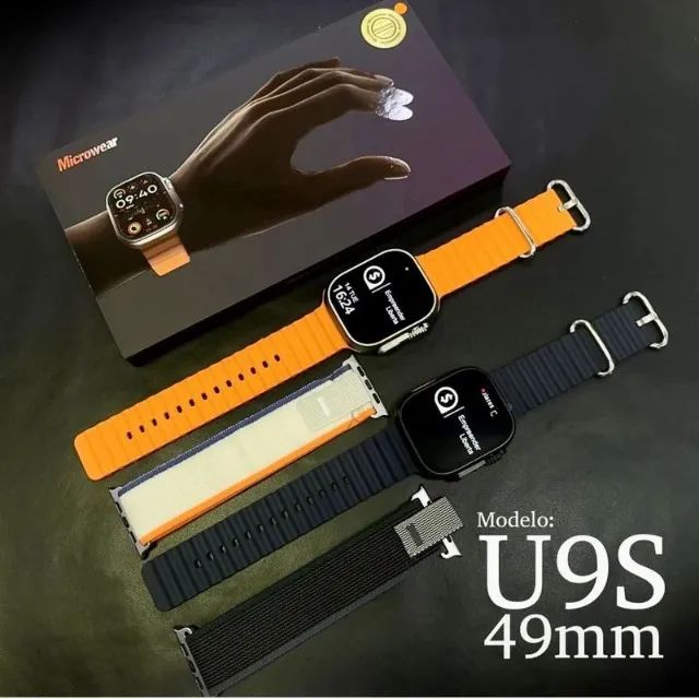 Microwear U9S Ultra Original Último Lançamento 2026 Smartwatch Com GPS NFC eEntrega Grátis - Foto 3