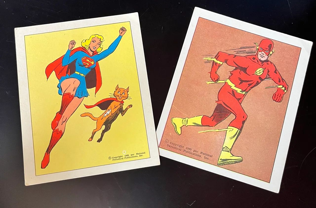 Cartões postais antigos - DC Comics (raridade)
