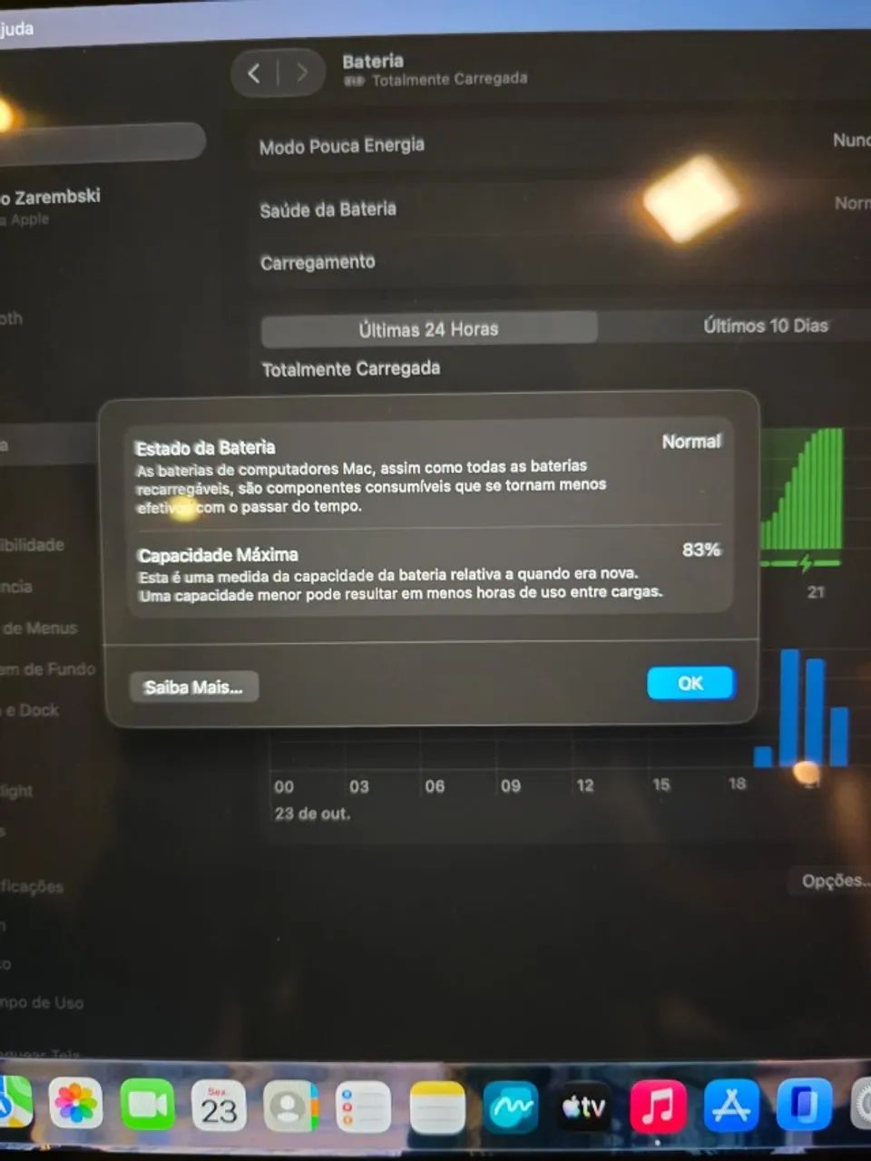 Macbook Air M1 8GB de RAM 256GB, 83% bateria - Foto 4
