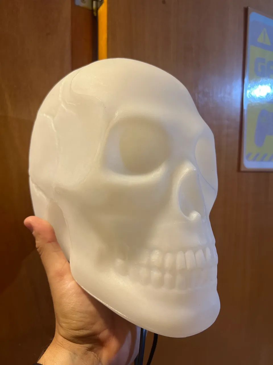 Luminaria de mesa skull