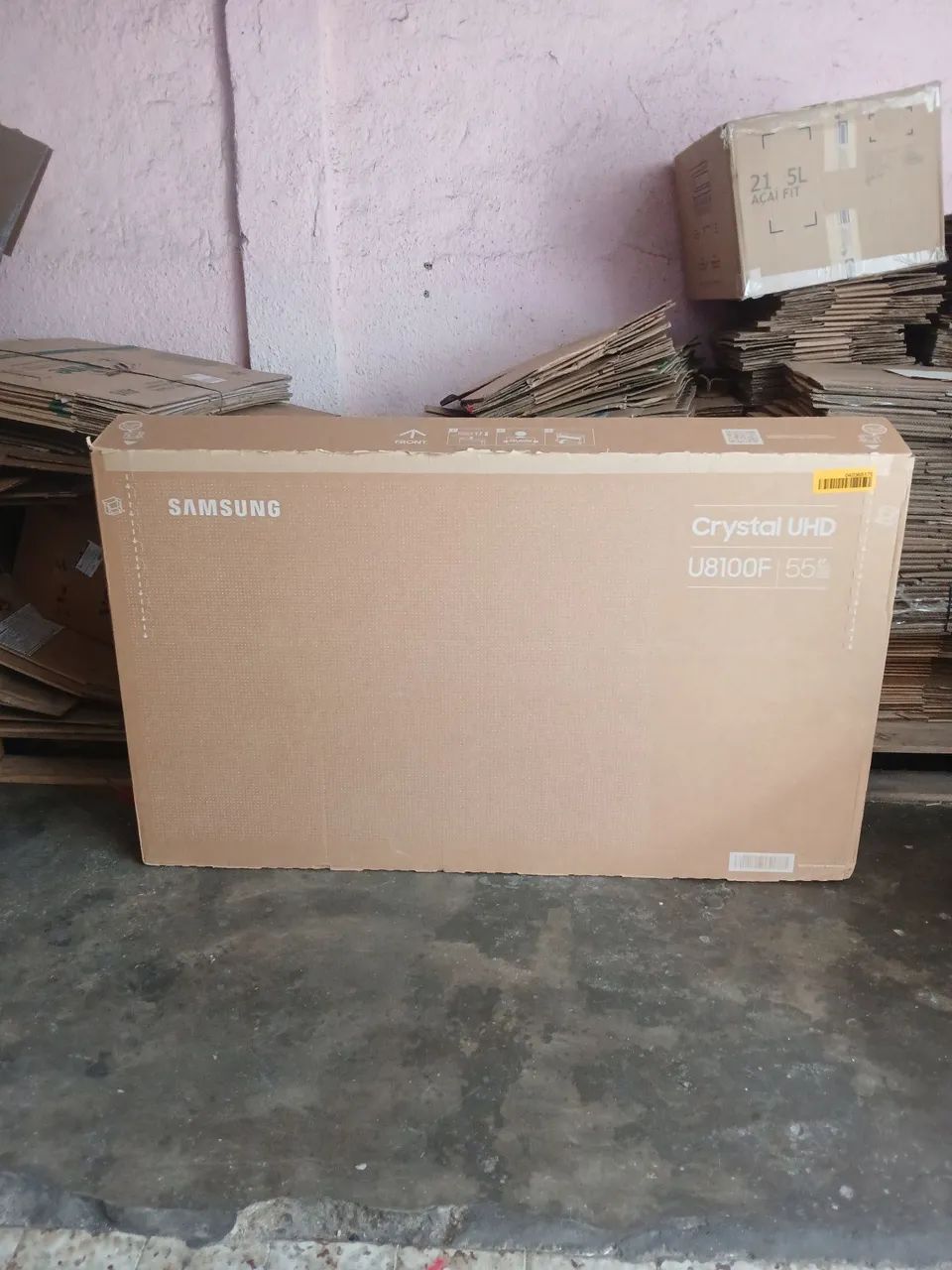 Caixa de papelao para tv de 55 polegadas 