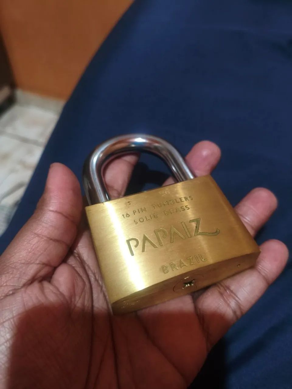 CADEADO PAPAIZ 70MM CHAVE TRETA  - Foto 3