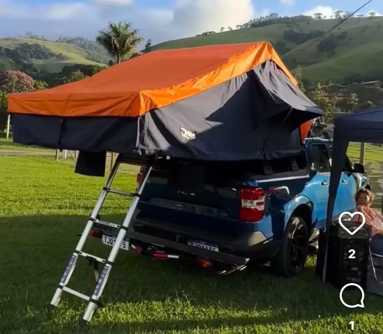 Barraca de teto e banheiro para camping e  - Foto 2