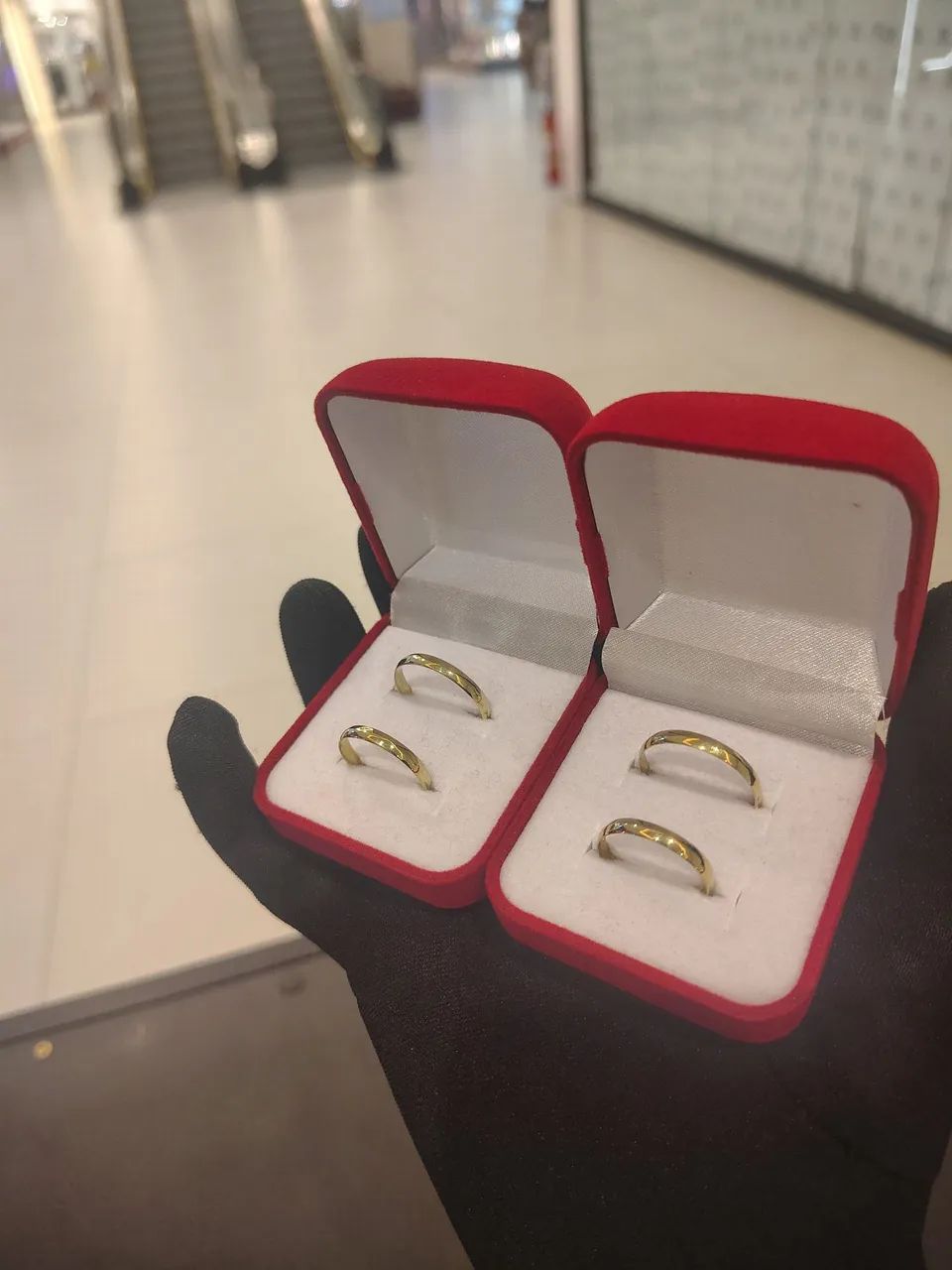 Par de aliança em ouro  - Foto 2