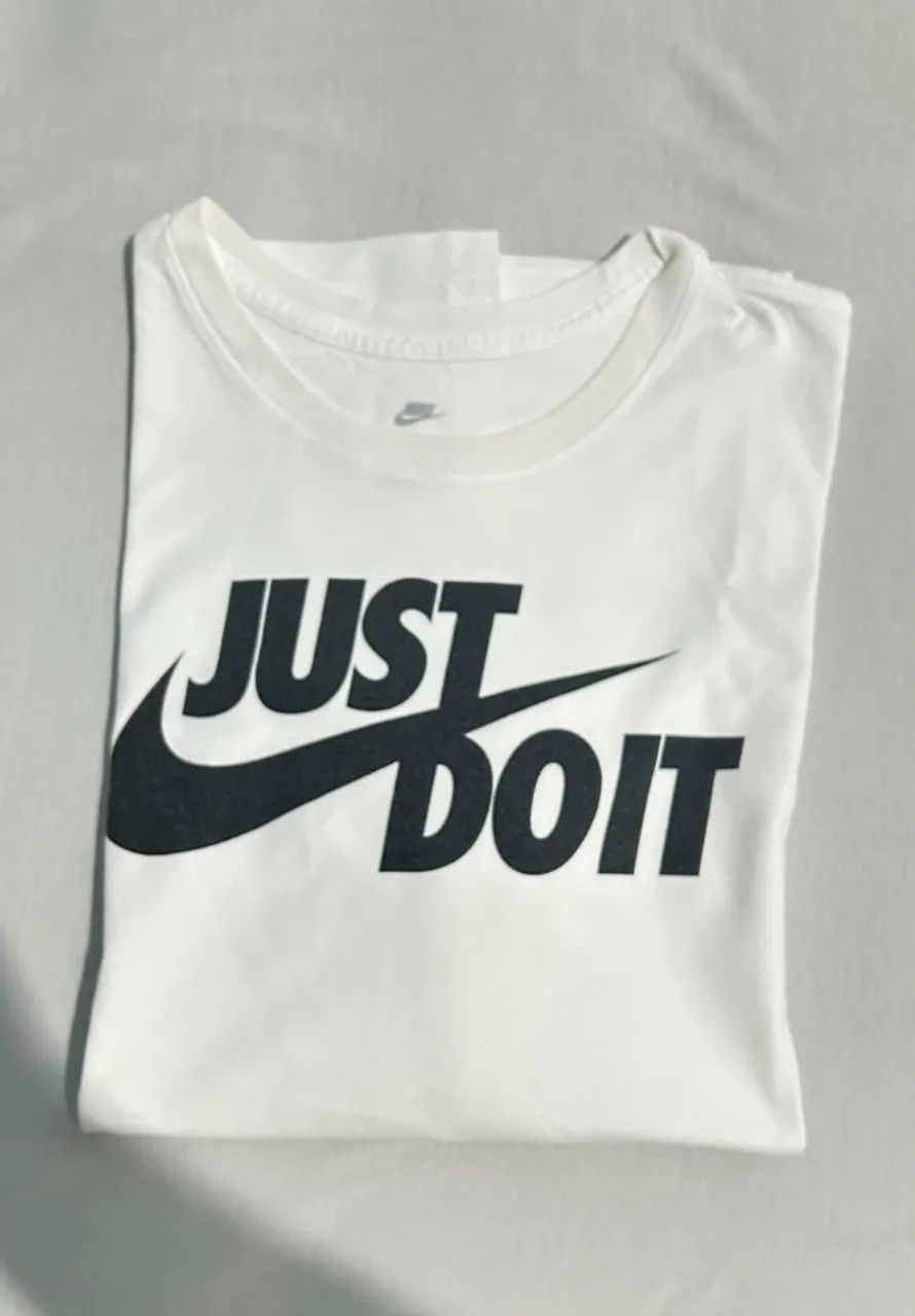 camiseta nike just do it branca 