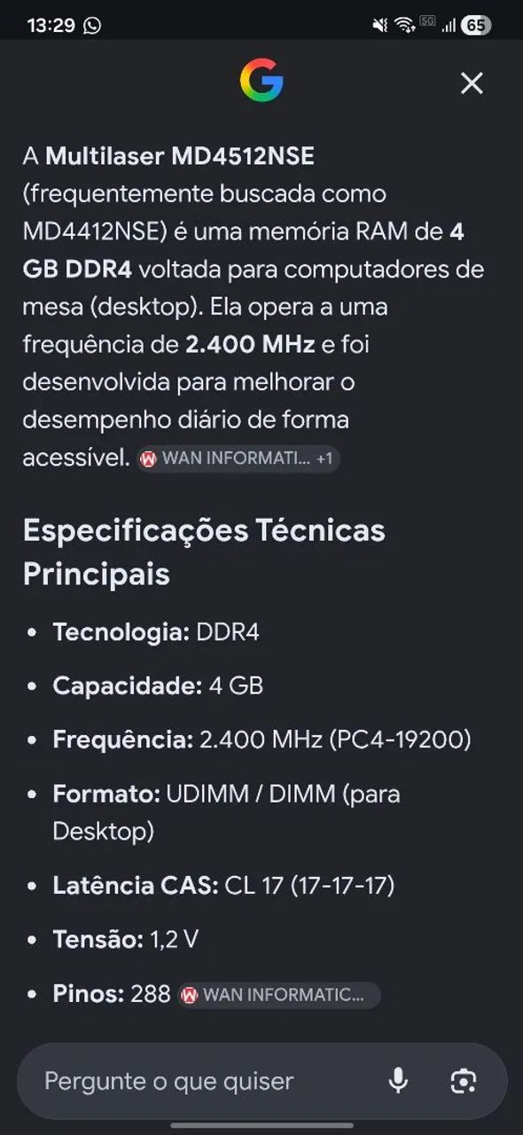 Memória Ram 4GB dd4 - Foto 4