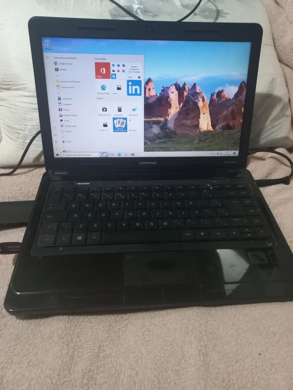 Notebook HP 6GB 500HD Windows 10, Bateria Viciada Funciona Normal  - Foto 3