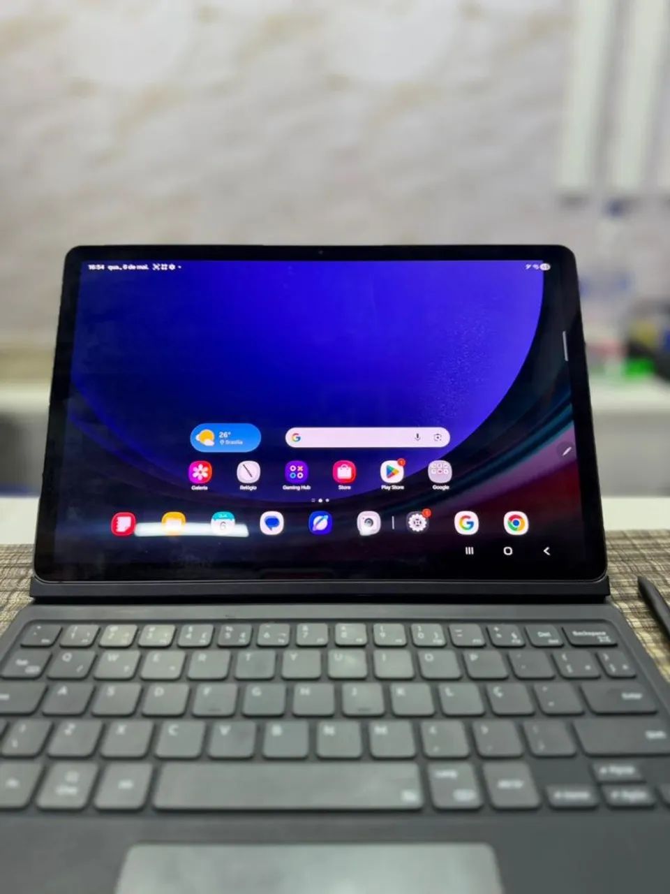 SAMSUNG TAB S9 256GB/12 RAM CANETA+TECLADO - Foto 2