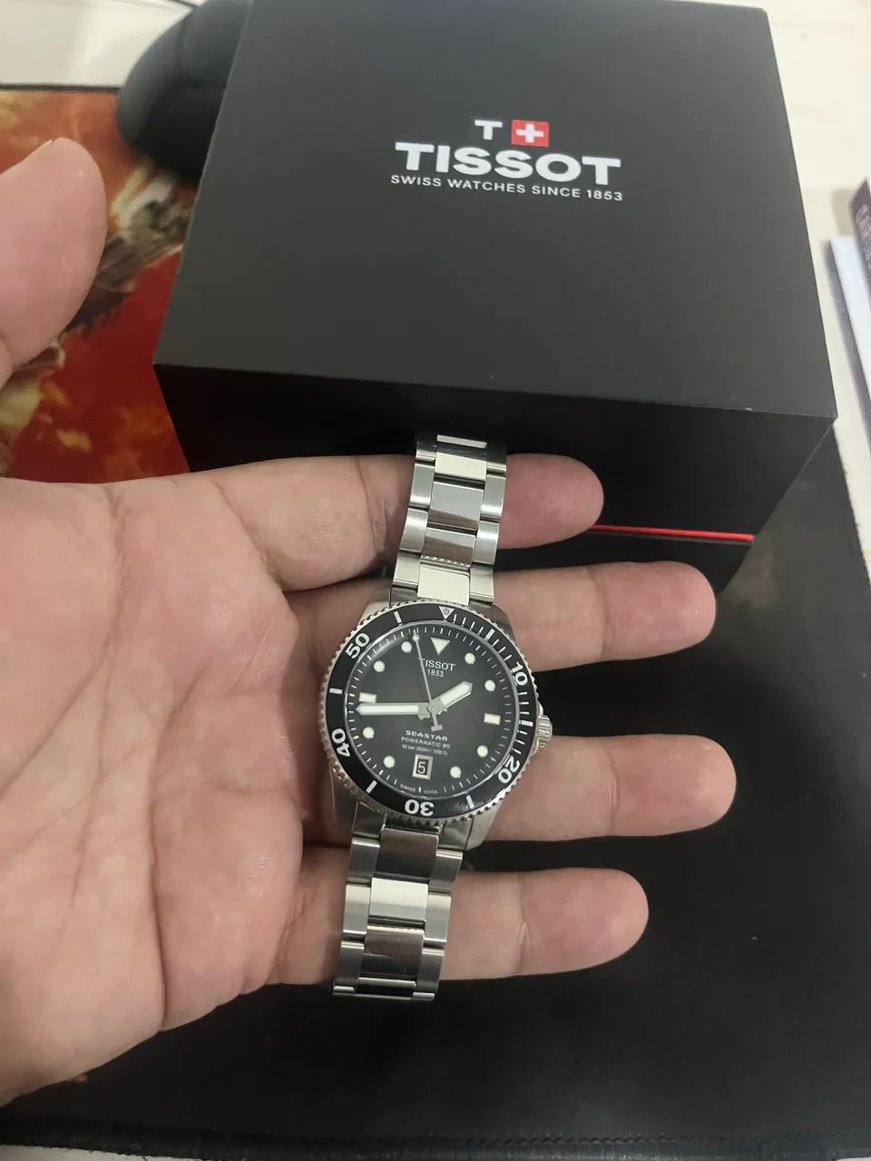 Relógio Tissot Seastar 1000 40mm automático  - Foto 2