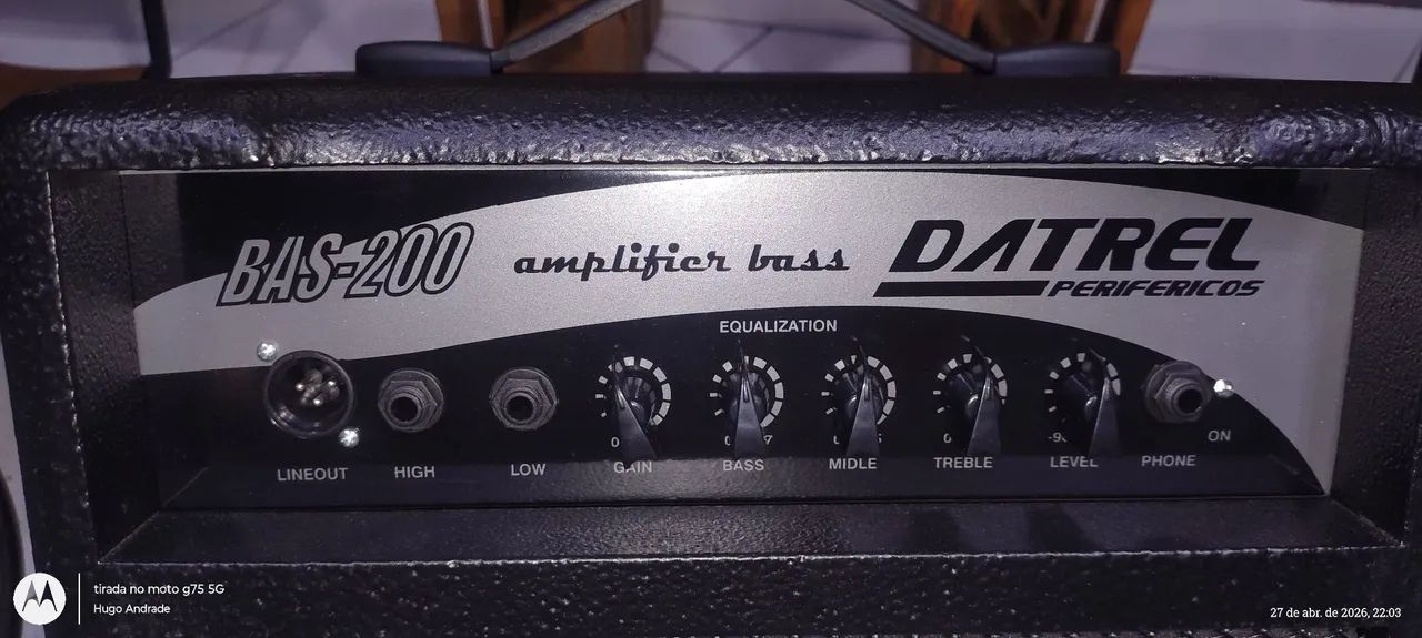 Cubo contrabaixo Datrel 200w - Foto 3