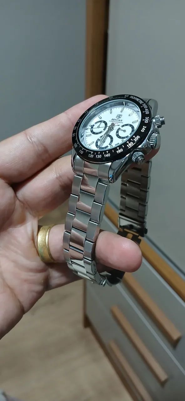 Relógio Benyar Chronograph Panda - Foto 2