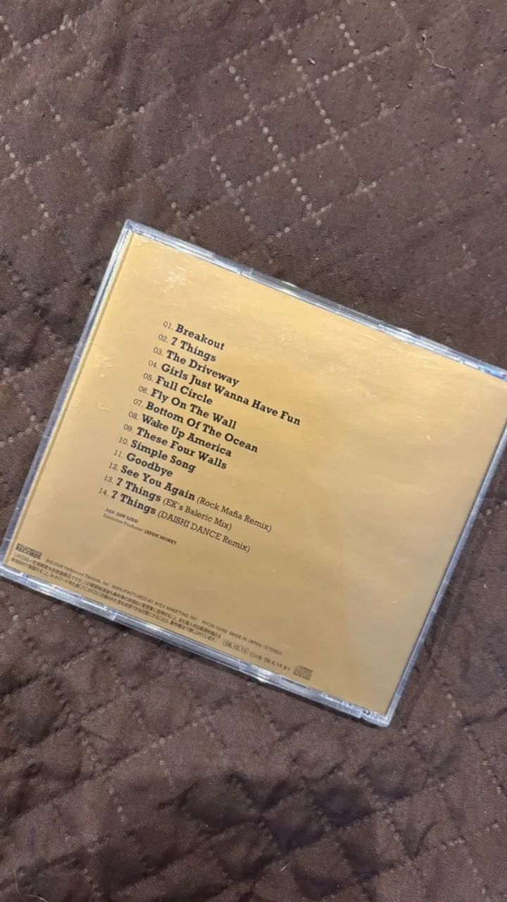 cd miley cyrus breakout japão - Foto 2