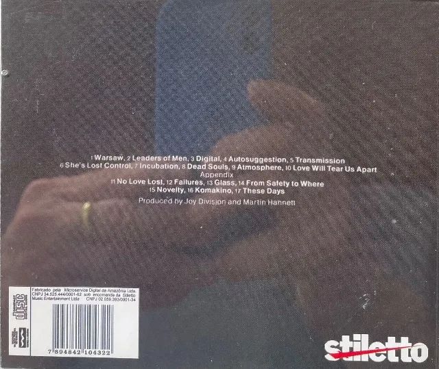 CD Joy Division - Substance (1977-1980) (1988) - Edição 2001 - Foto 2