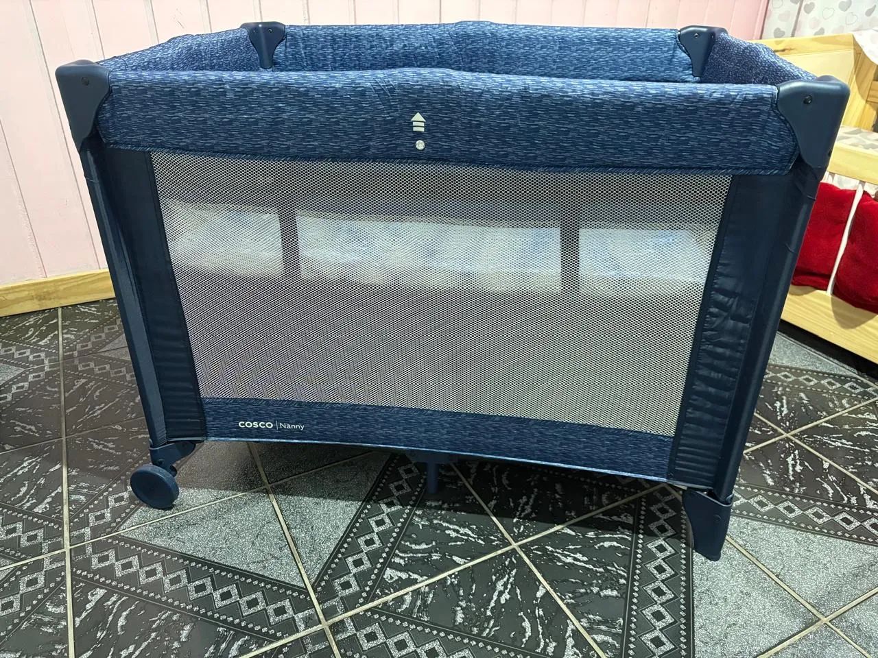 Berço portátil cosco kids nanny 2 alturas