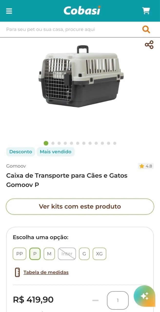 Caixa de Transporte Pet P - Foto 3