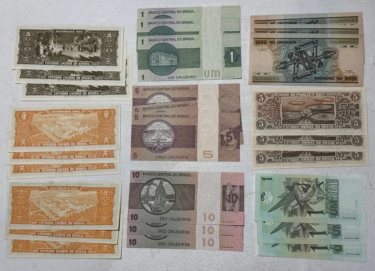 18 Cédulas antigas do Brasil.  - Foto 2