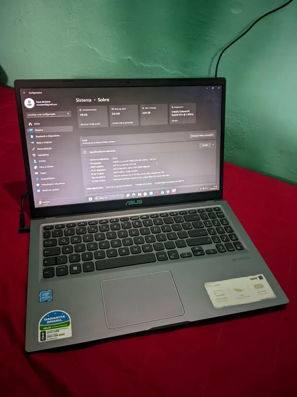 Vendo notebook impecável  - Foto 4