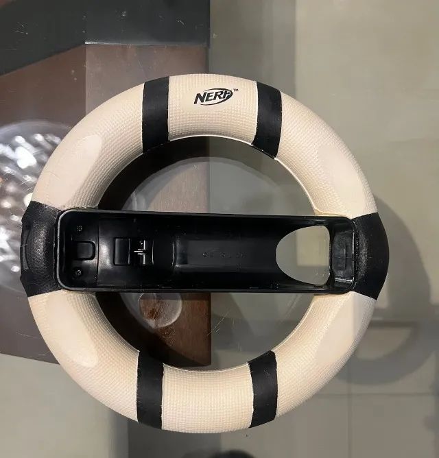 volante nerf wii preto