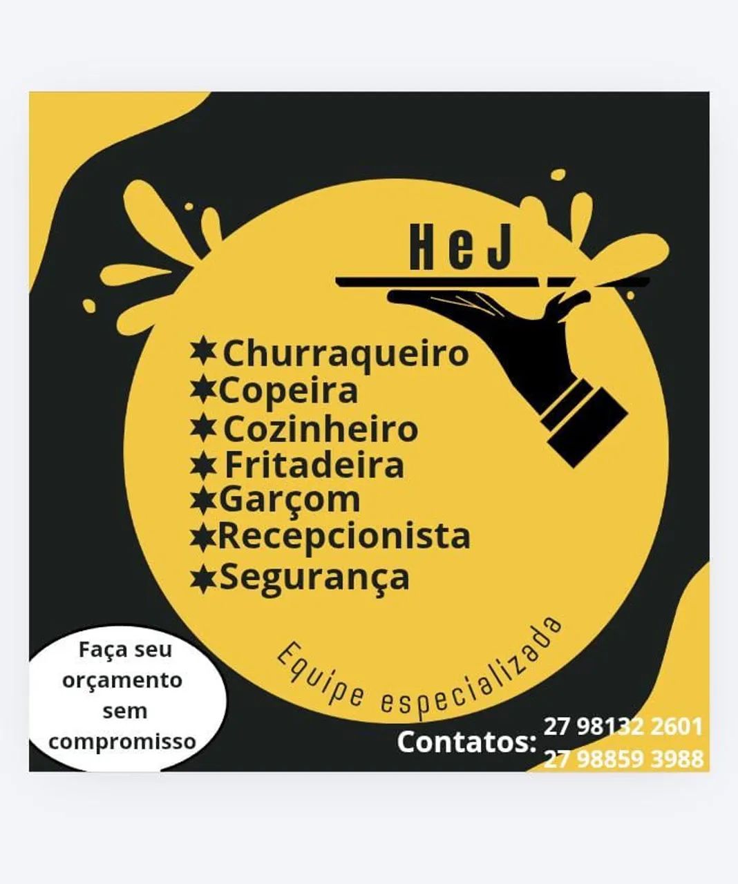 Prestação de serviço e eventos 