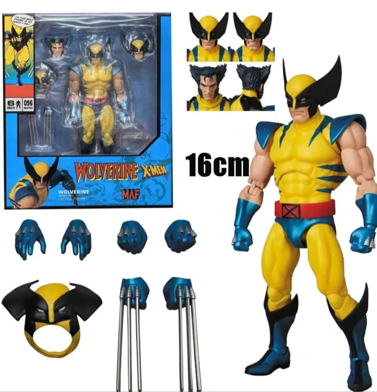 2 bonecos wolverine e magneto action figure xmen mutantes - Foto 2