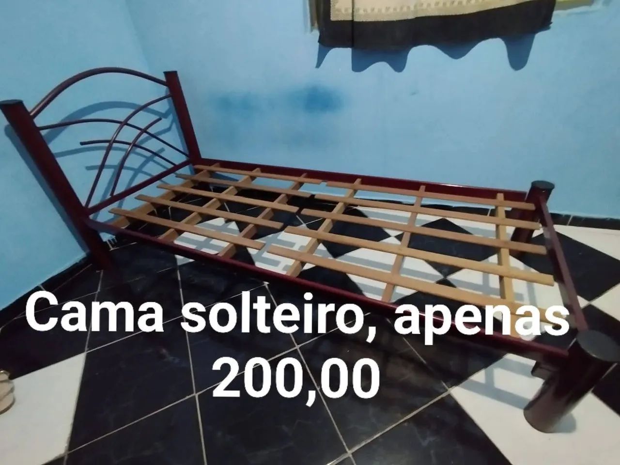 Cama semi nova com colchão  - Foto 3