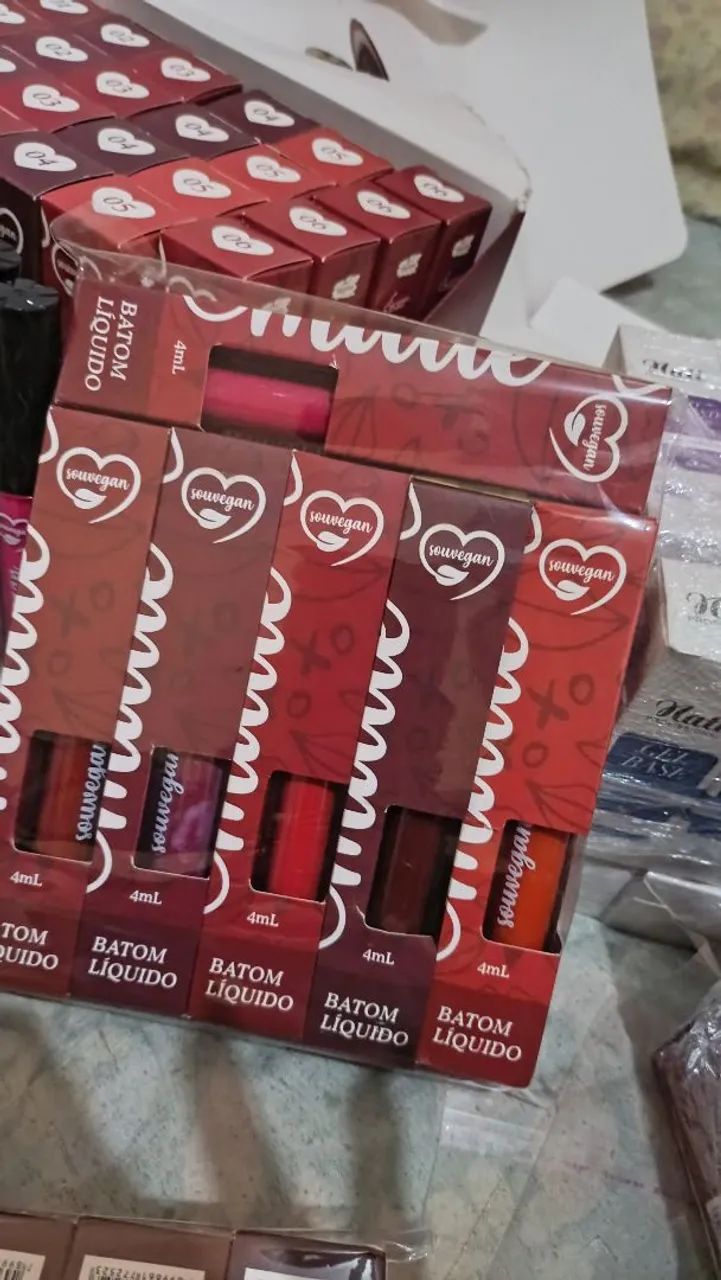 Batom matte líquido 6 por 25,00 reais  - Foto 4