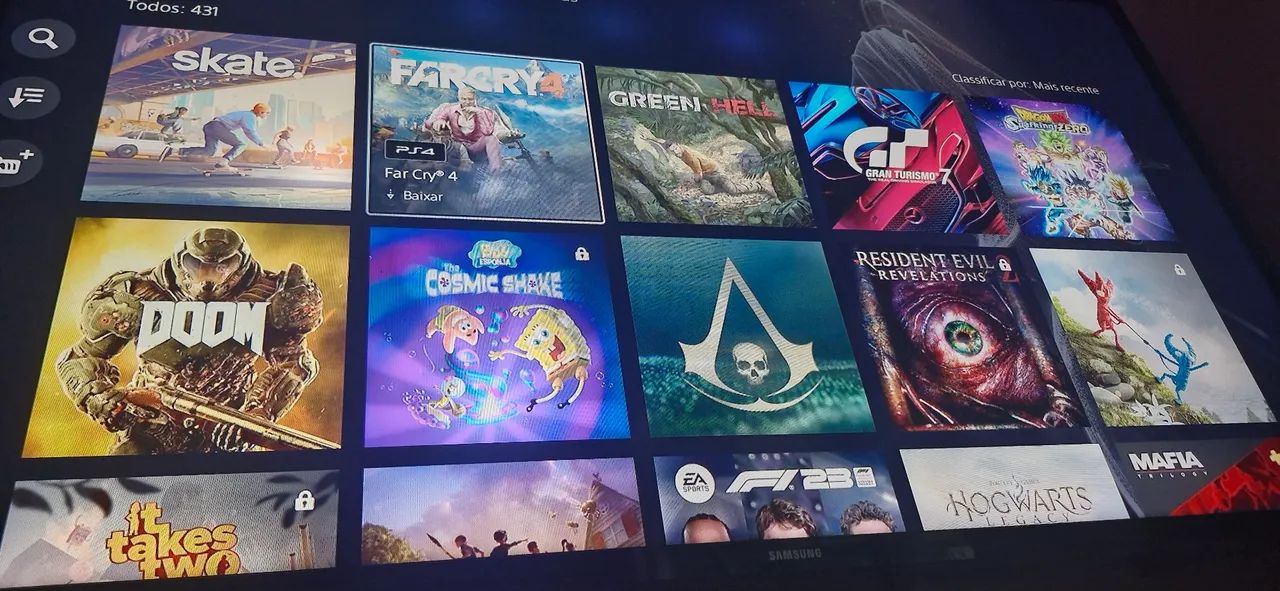 Ps5 slim 1TB com GTA 6 na caixa e muitos jogos  - Foto 5