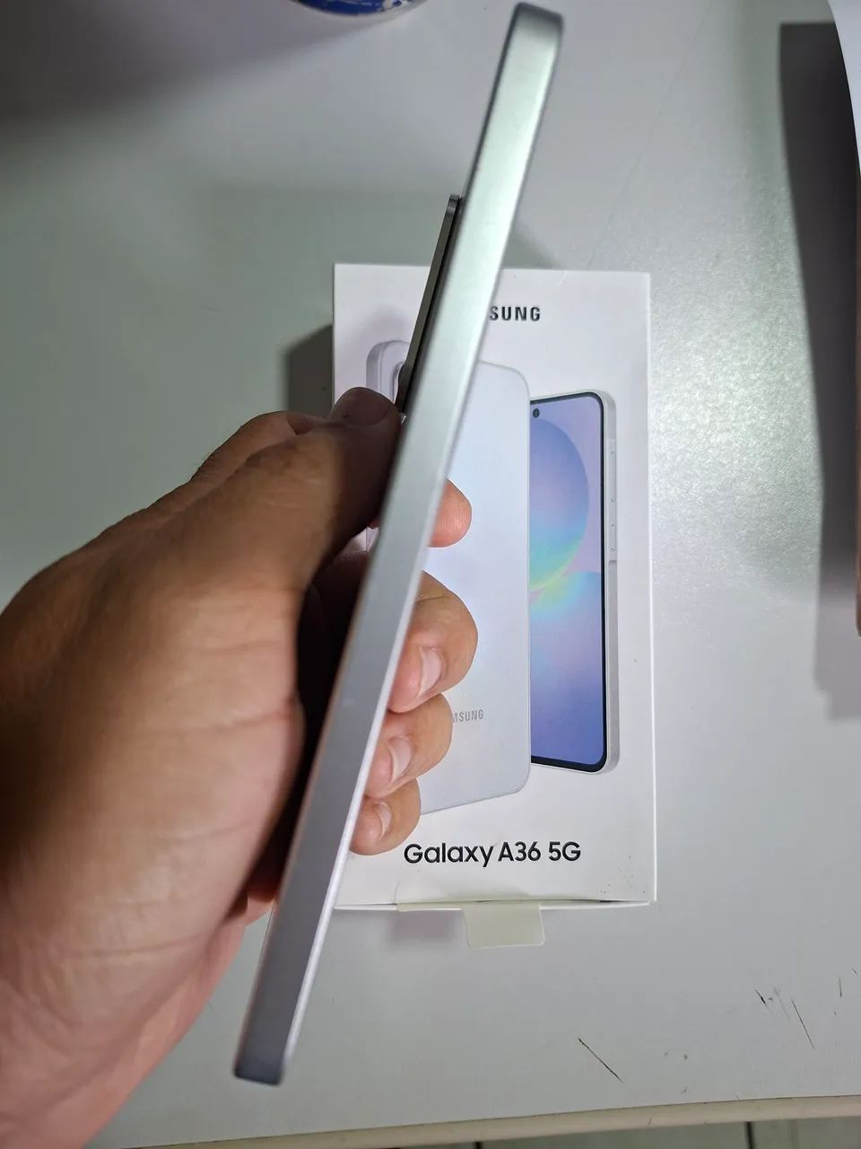 ? SAMSUNG GALAXY A36 256GB BRANCO - Foto 4