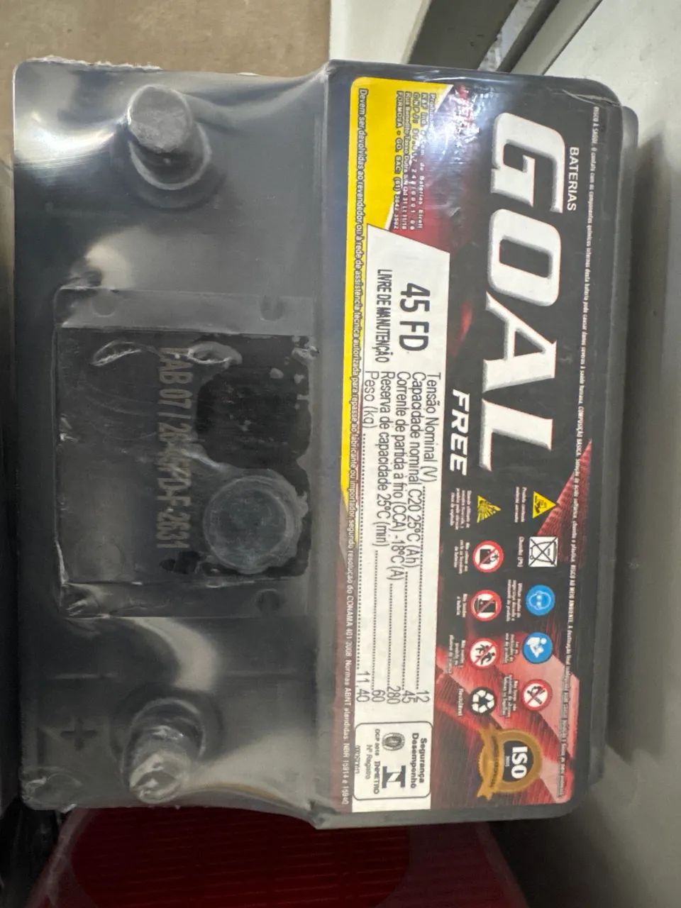 Bateria 45ah Nova Selada garantia de 12 meses . - Foto 2