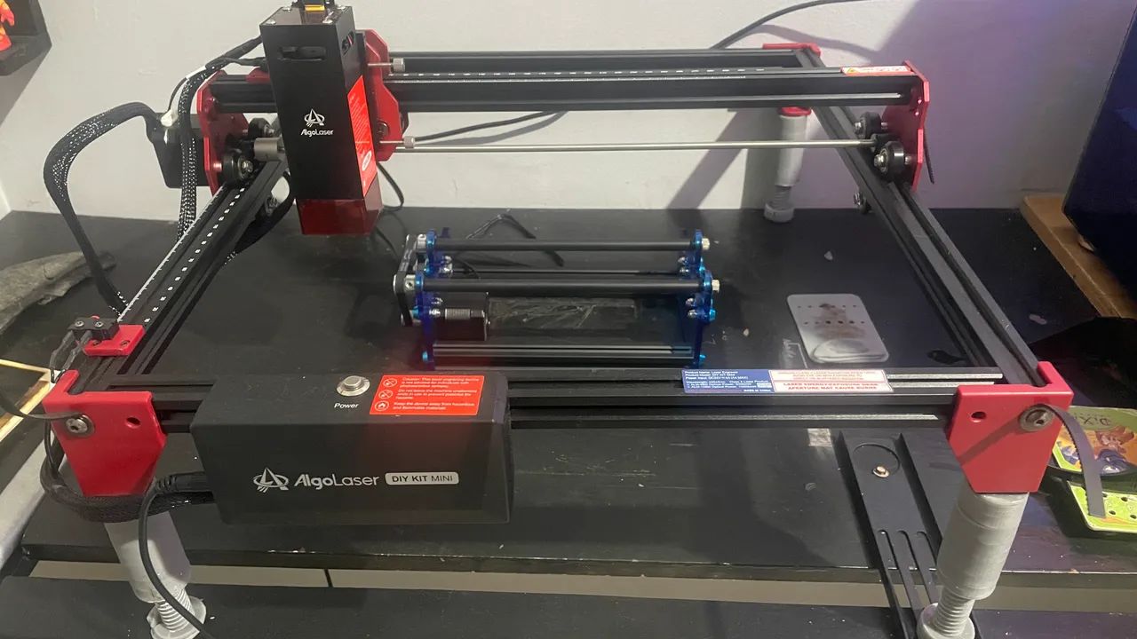 Vendo ou troco Gravadora/corte a laser ALGOLASER Nova! - Foto 2