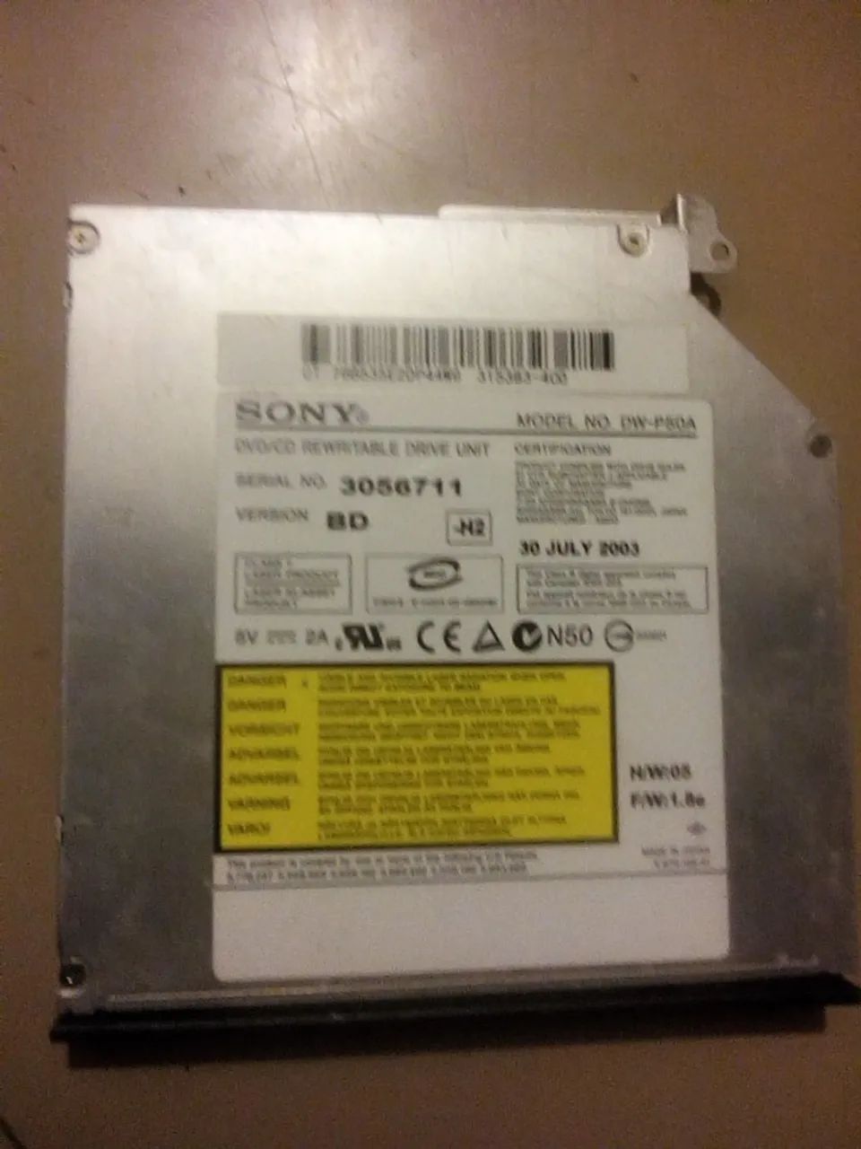 Drives De Leitora e Gravação Para Cpu e Notebooks - Originais - Foto 2