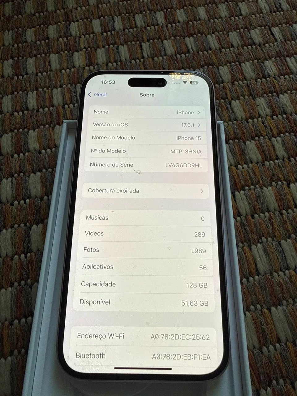 IPHONE 15 Rosé - original 2.000$ no pix 