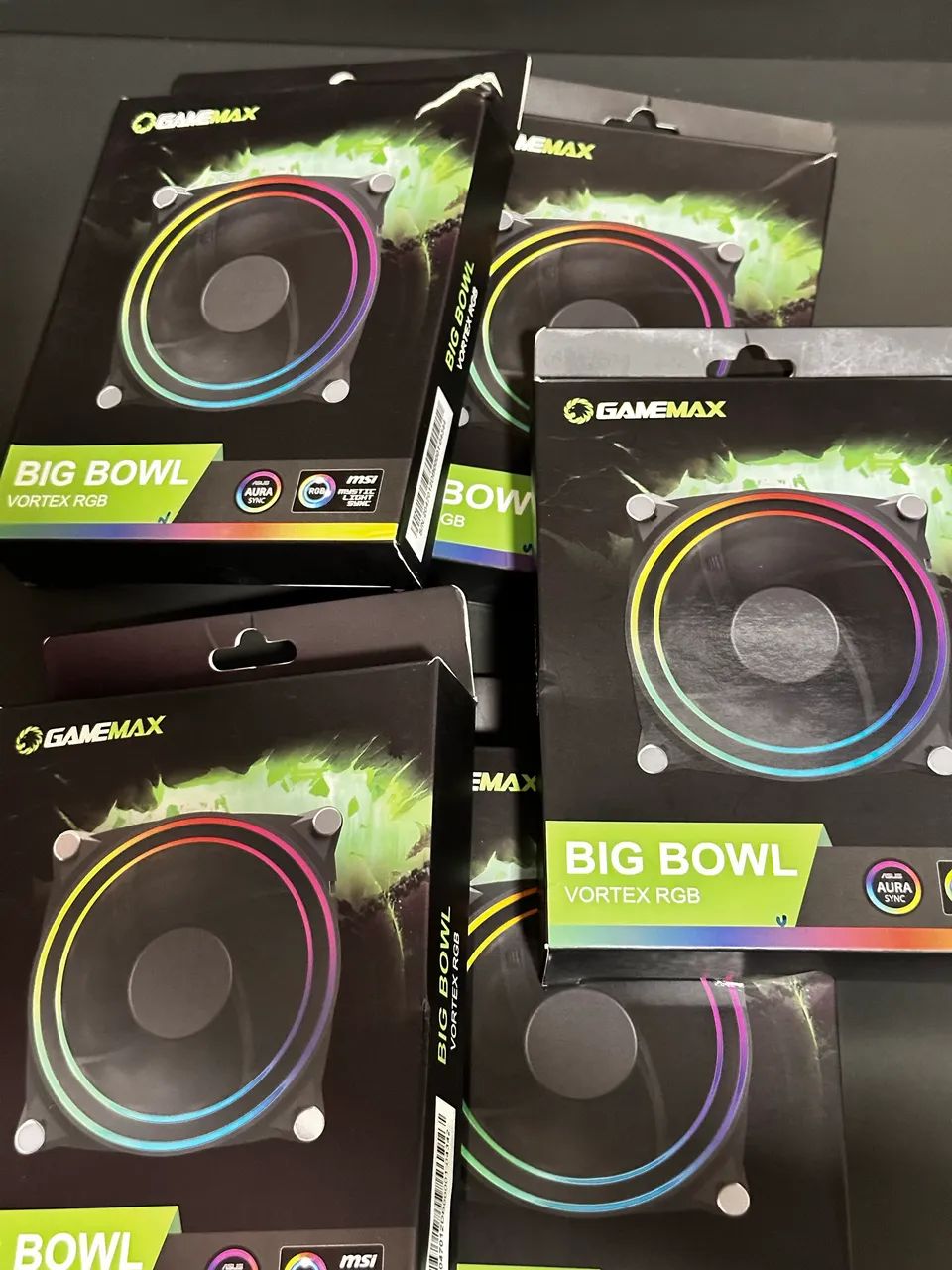 Kit Ventoinha gamemax big bowl fan cooler argb gamer