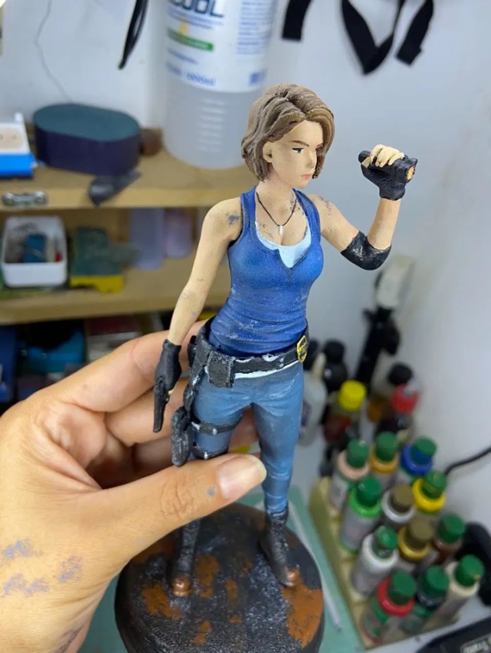 Boneco Figure Jill Valentine - Resident Evil - Impressão 3D - Foto 4