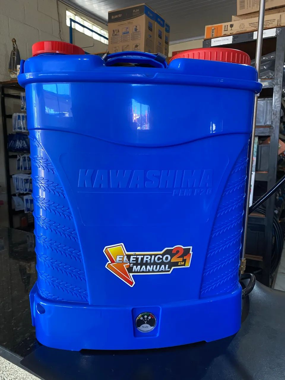 Pulverizador elétrico 20 litros 2 em 1