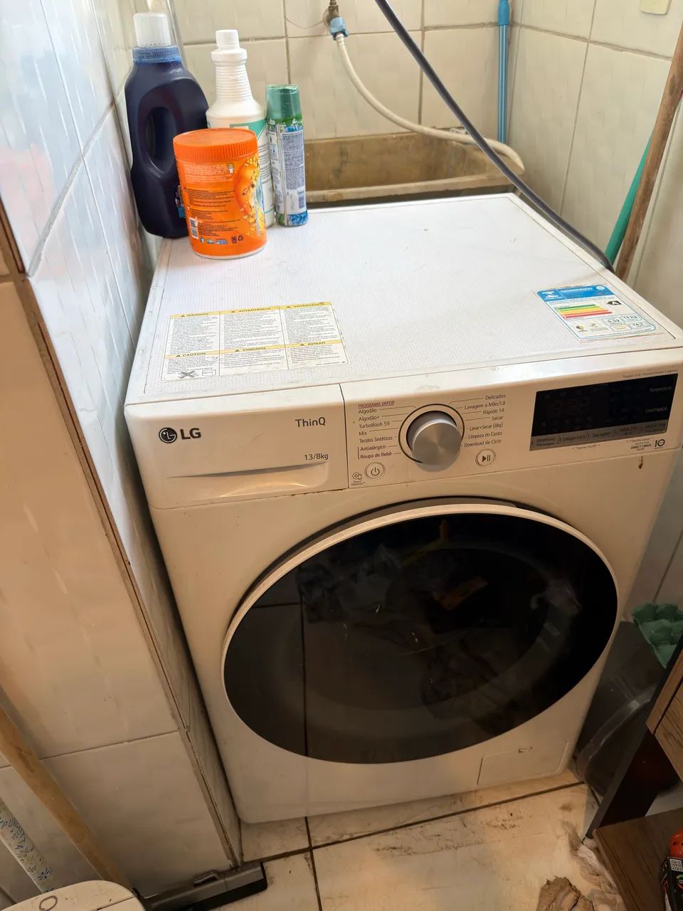 Lava e Seca LG 13kgs modelo vc4