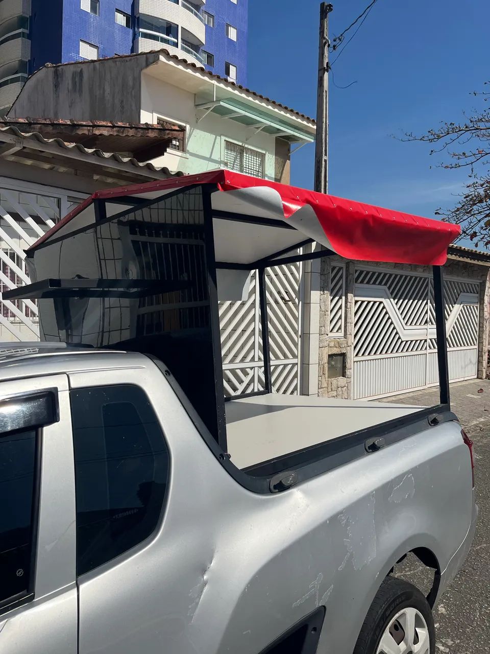 Estrutura ferro com acm , ideal vender frutas , produtos - Foto 3