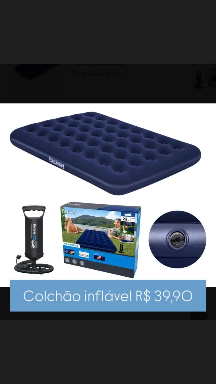 Colchão inflável para casal (usado)