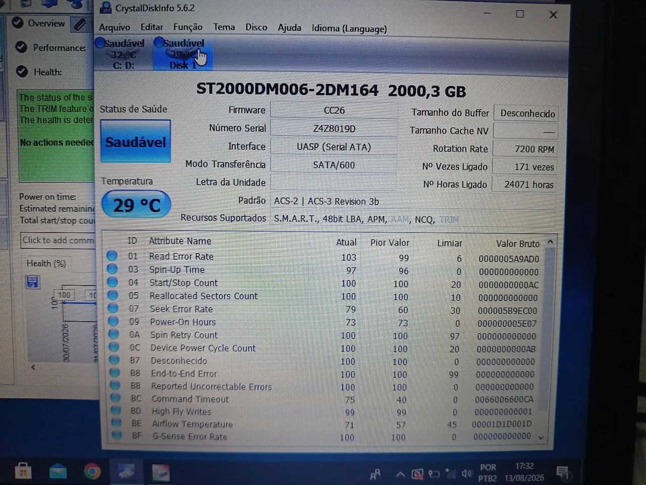 Hd seagate 2tb vídeo 3.5 HDD dvr cftv nvr cpu - Foto 2