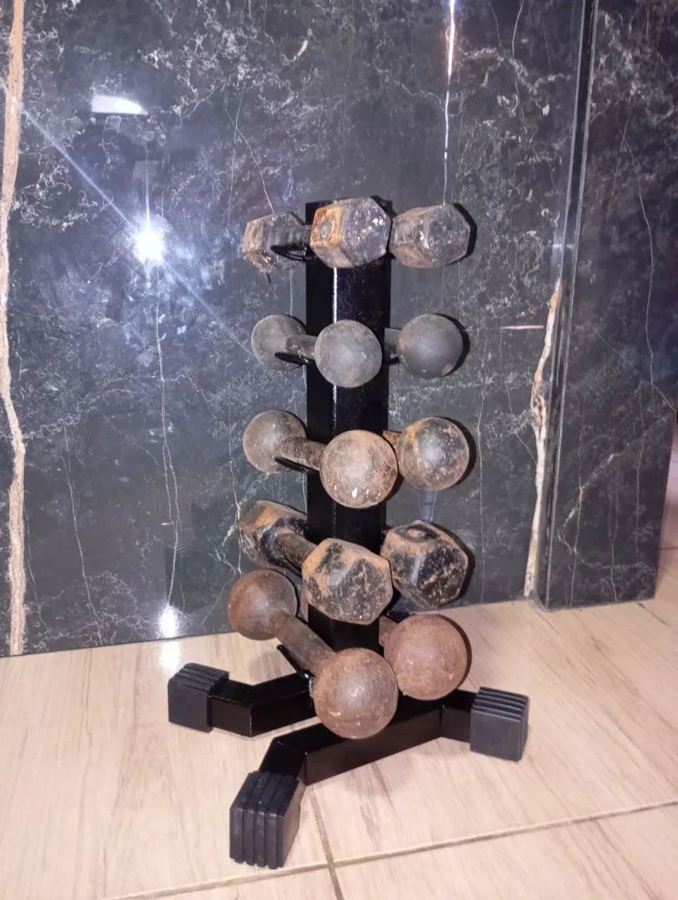 Suporte para o seu halteres  - Foto 4