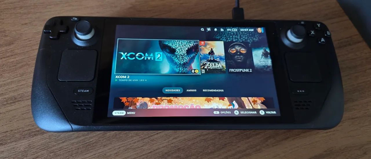 Steam Deck 256GB LCD + Hard Case de Transporte - Excelente Estado