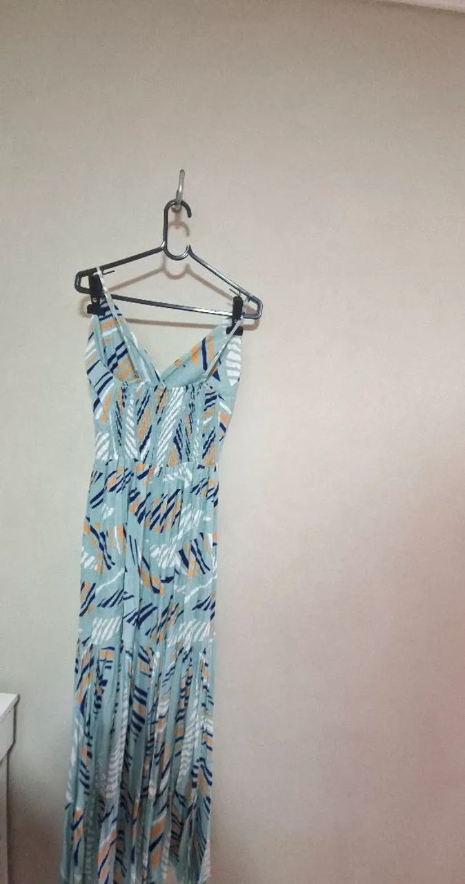 Lindo vestido longo estampado - Foto 3