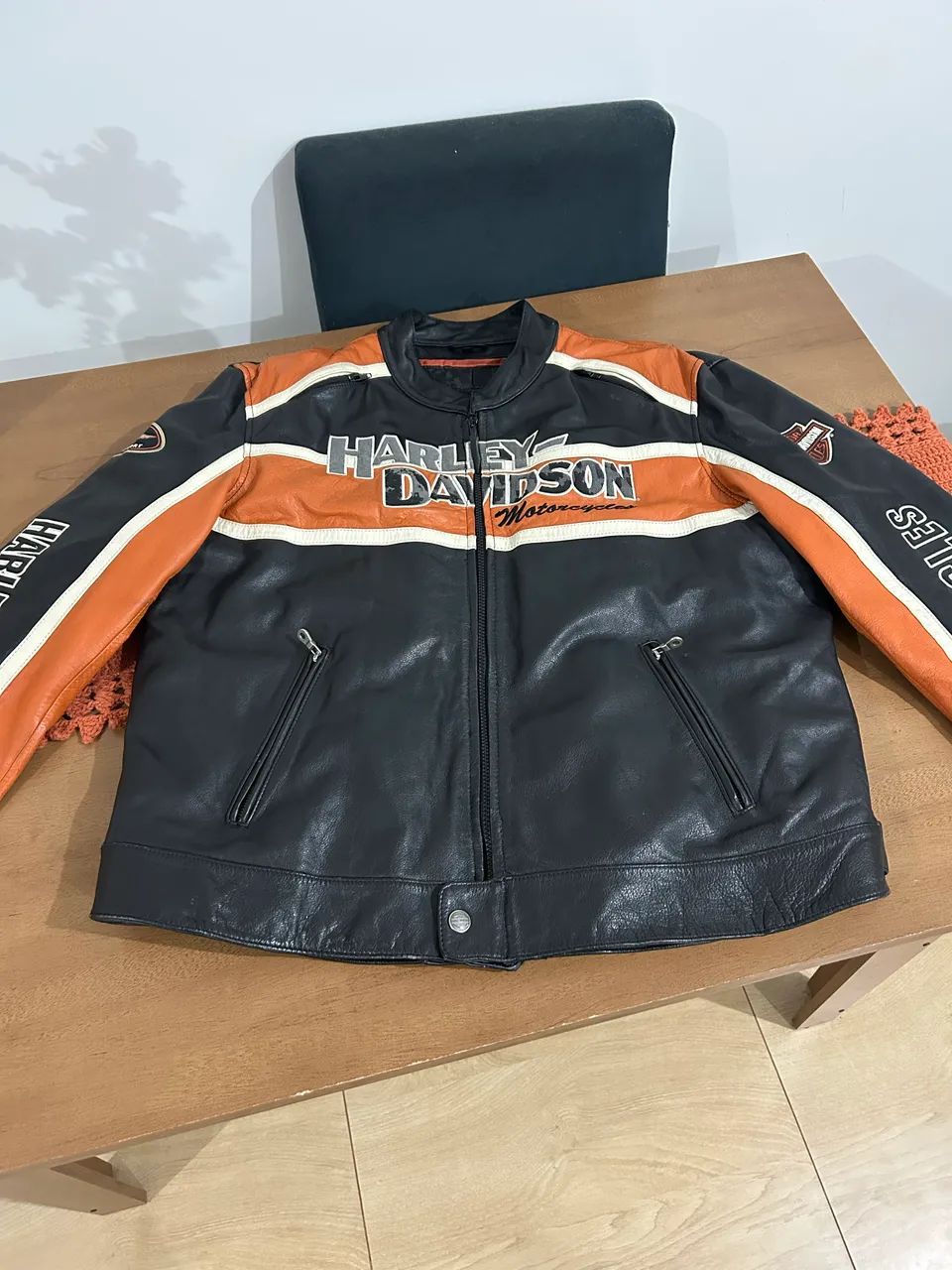 Jaqueta Couro Harley Davidson Vintage  - Foto 3