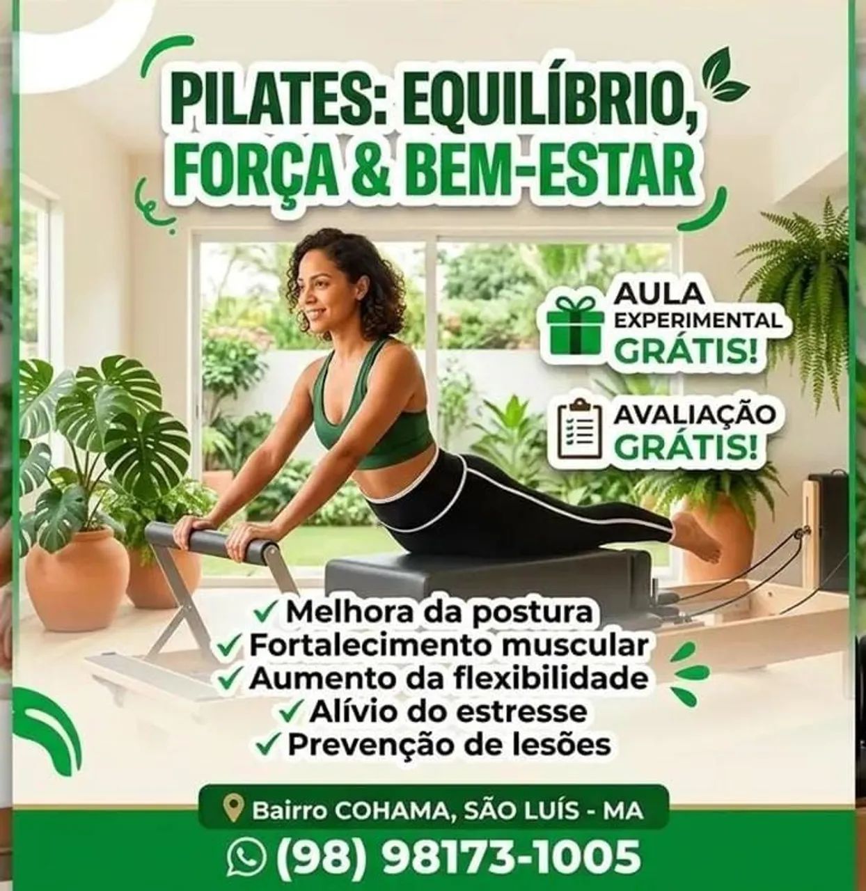 Aulas de Pilates 