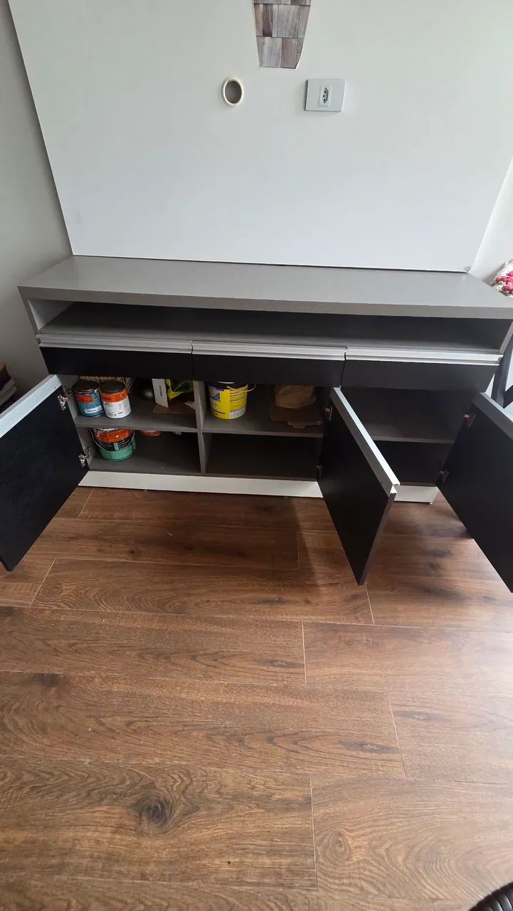 Lindo Rack em MDF com painel em LED ! - Foto 3
