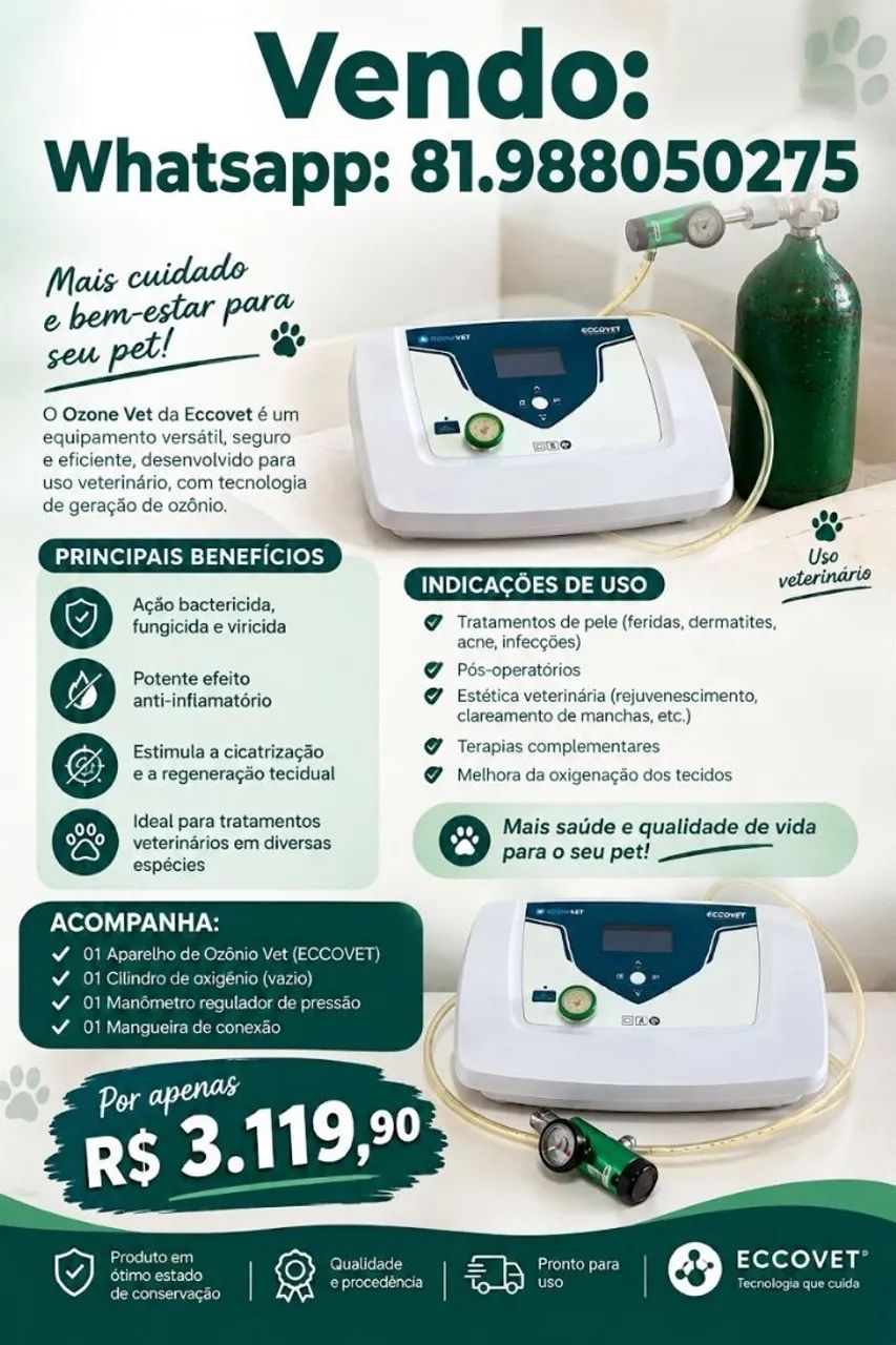 Aparelho de ozonio