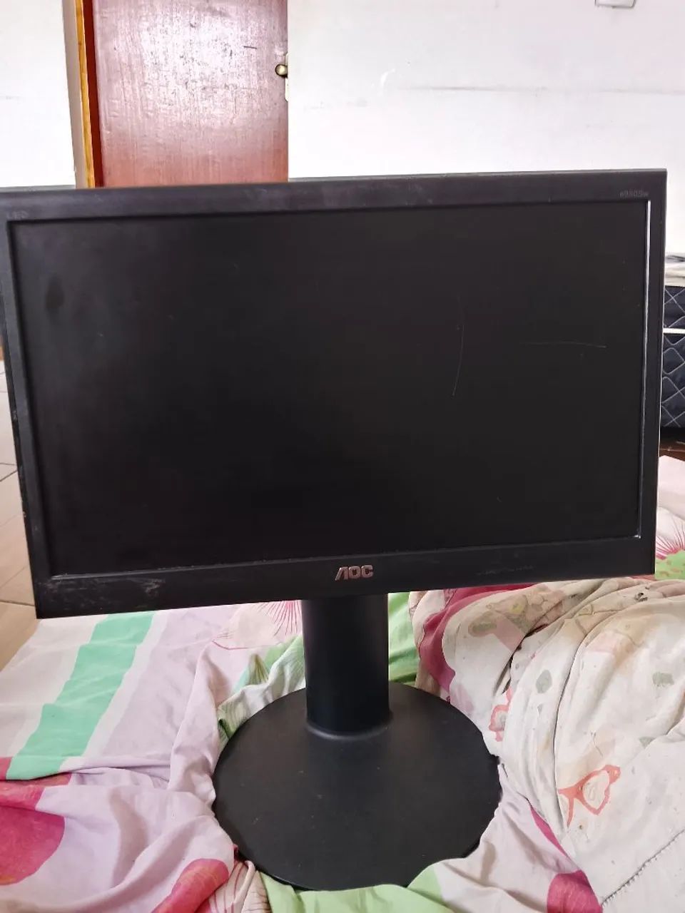 Monitor AOC LED 18,5? + Cabo HDMI e Mouse - Foto 2